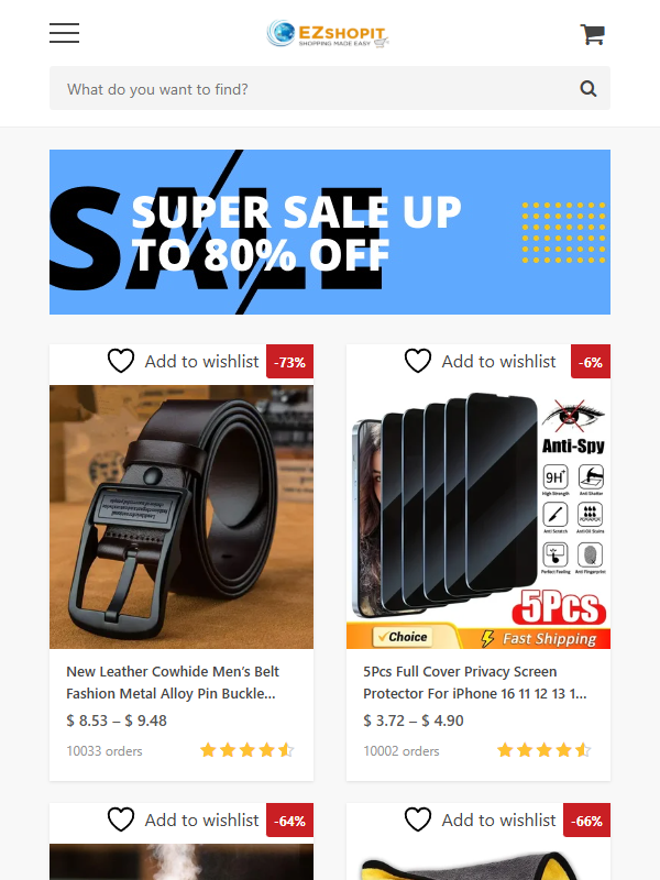 Ezshopit E-commerce Platform