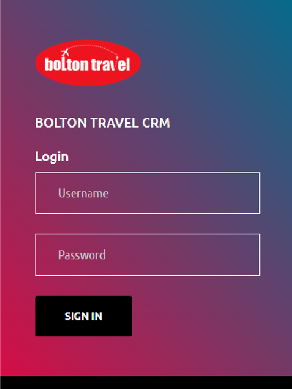 Bolton Travel CRM