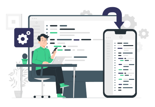 AI Integration Process Illustration